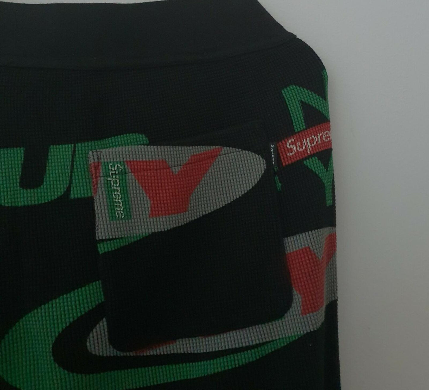 FW18 Supreme NY Waffle Thermal black pant size XL pants trousers New with tag