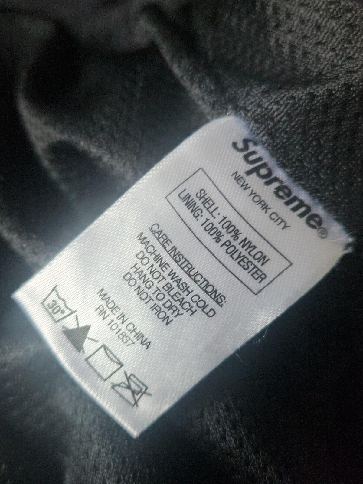 SS20 Supreme Malla Panel Bañador Negro Talla M