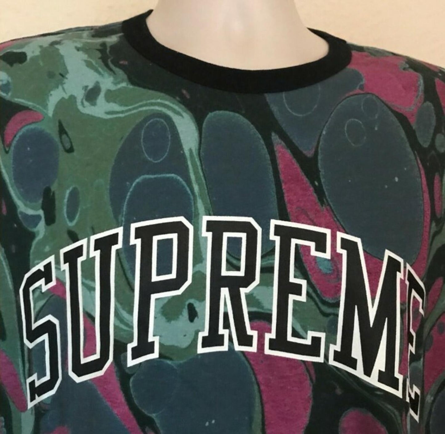 SS14 Supreme Marble T-Shirt Größe L