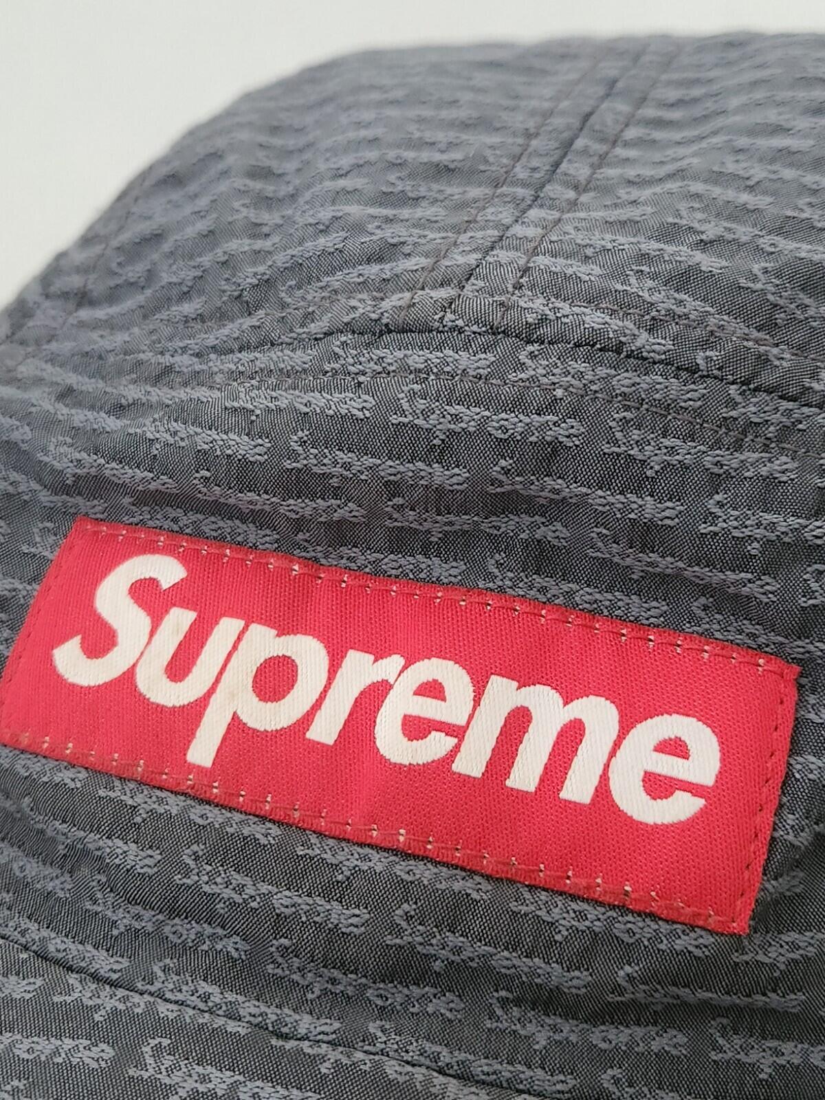 SS13 Supreme Repeater camp cap Grey hat vintage Very Rare 2013 Red Box Logo