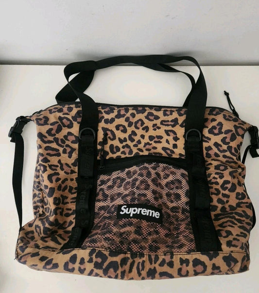 Bolso Tote Supreme Leopardo PV20 Tejido Cordura Resistente al Agua Estampado Animal