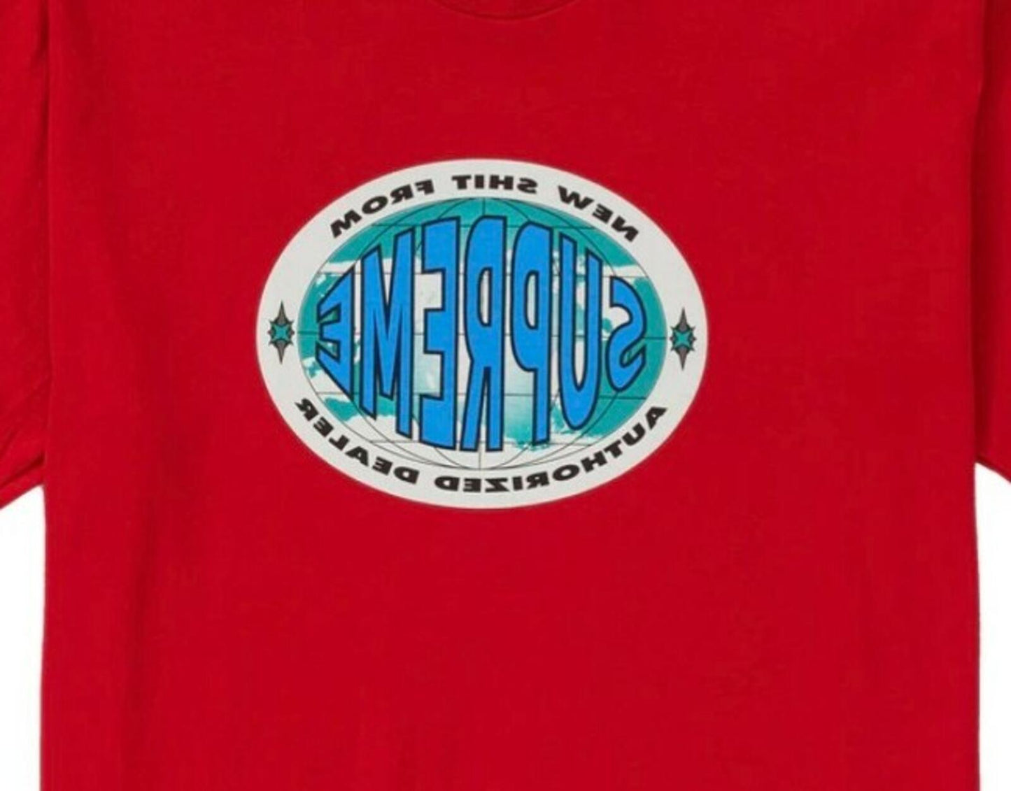 FW19 Supreme NEW SHI T Tee Size XL Red