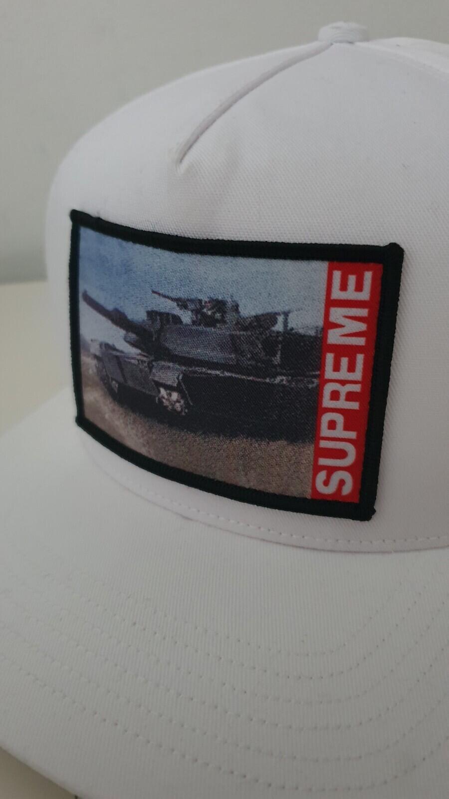 SS20 Supreme Tank 5-panel white cap hat