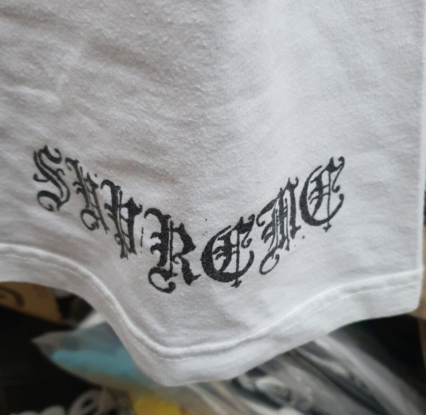 FW13 Supreme Anti Establishment white Tee size large T-Shirt vintage 2013 Rare