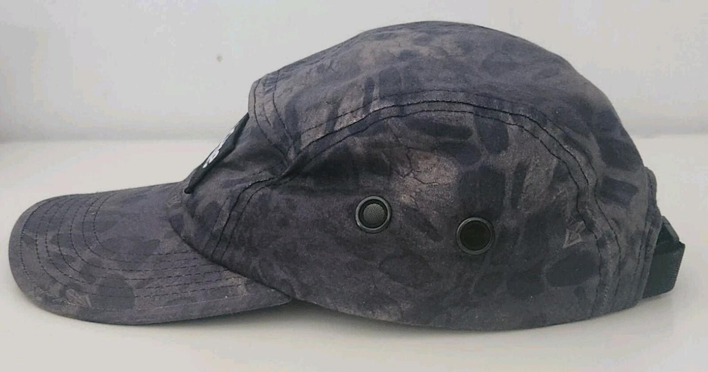 SS22 Supreme Military Camp Cap Hat Box logo Black Prym1 Camo