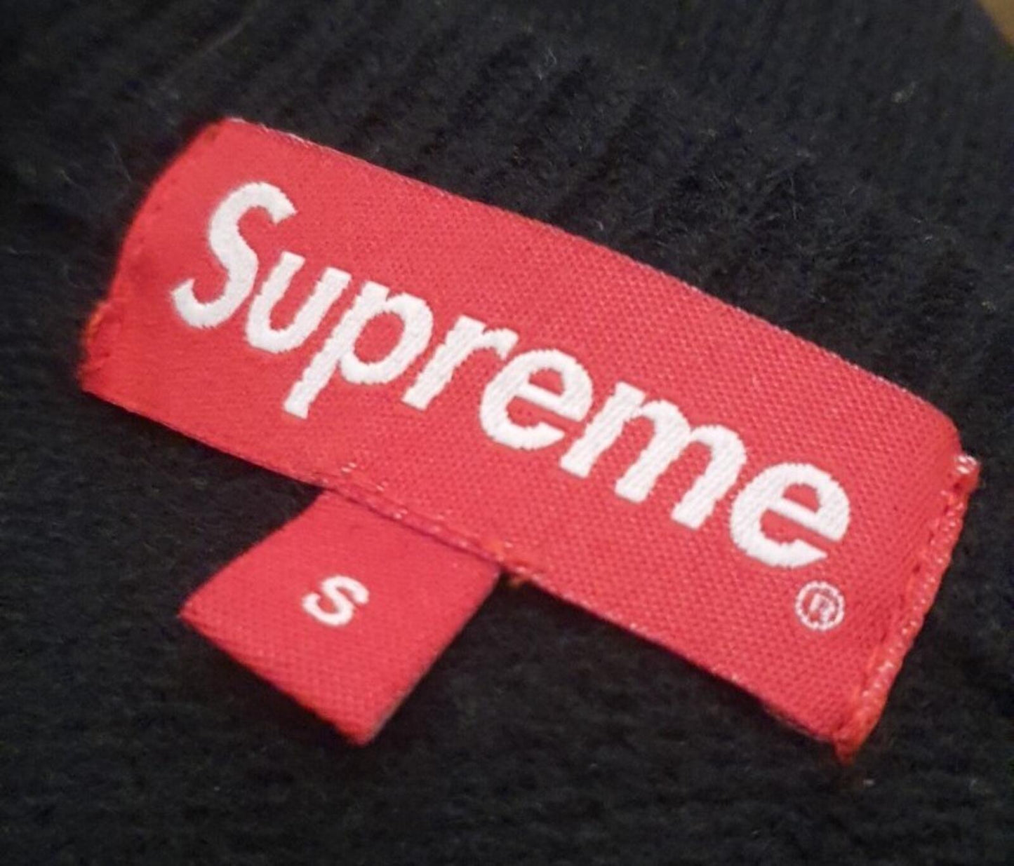 Sudadera de lana Supreme Doughboy FW22 negra talla S