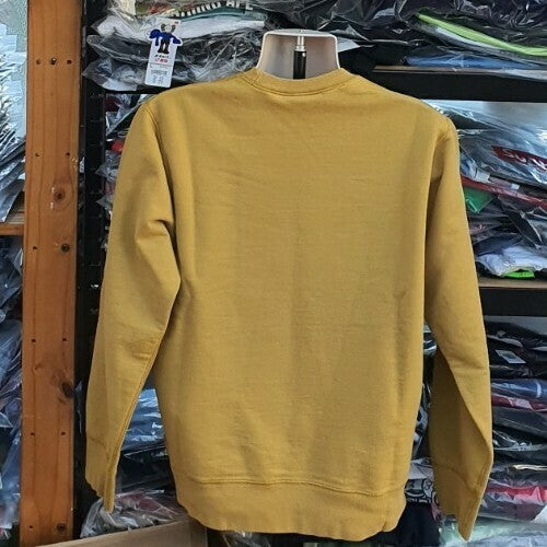 SS14 Supreme Menace II Society Crewneck Senf Größe M