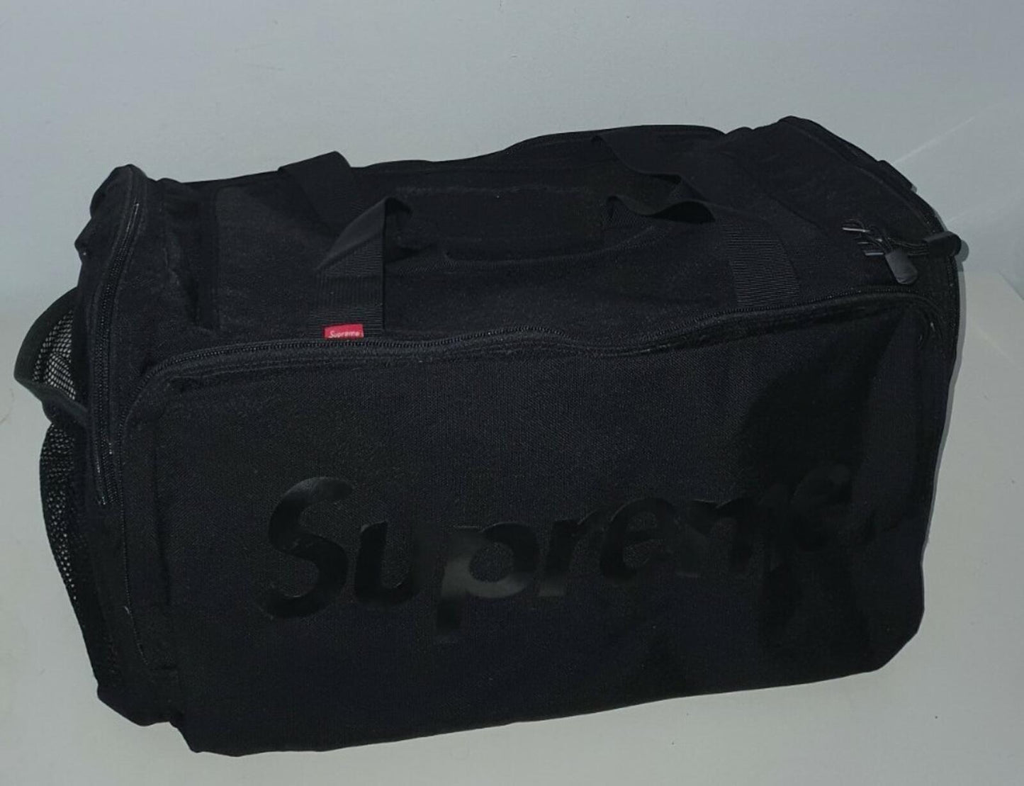 SS15 Supreme Duffle Bag Black