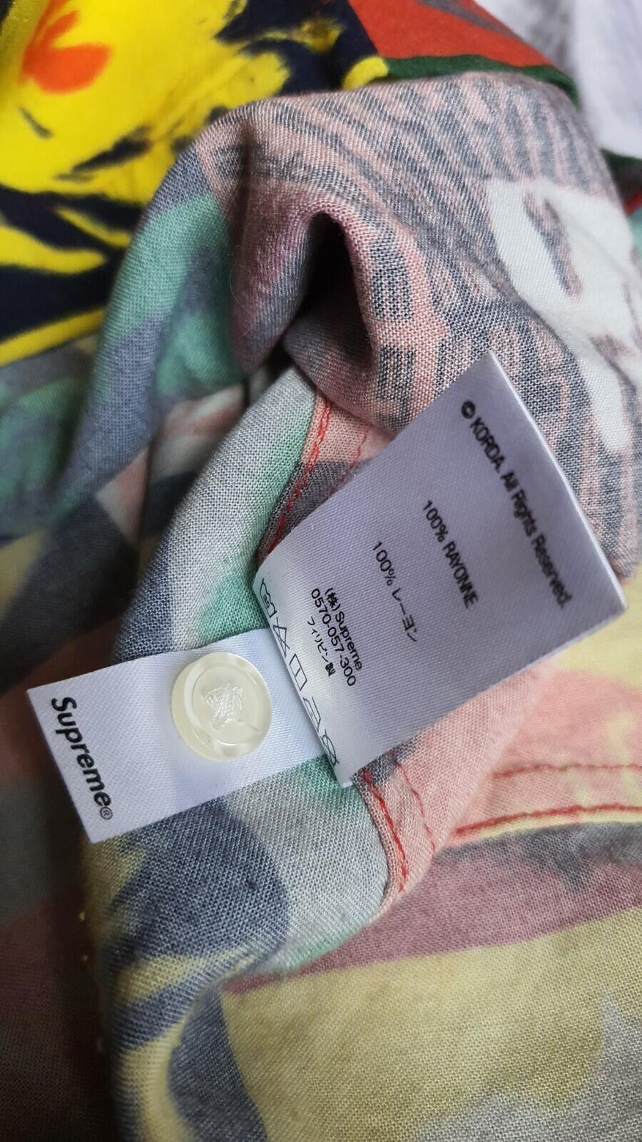 SS20 Supreme CHE Guevara rayon S/S Shirt M medium multicolored short sleeved
