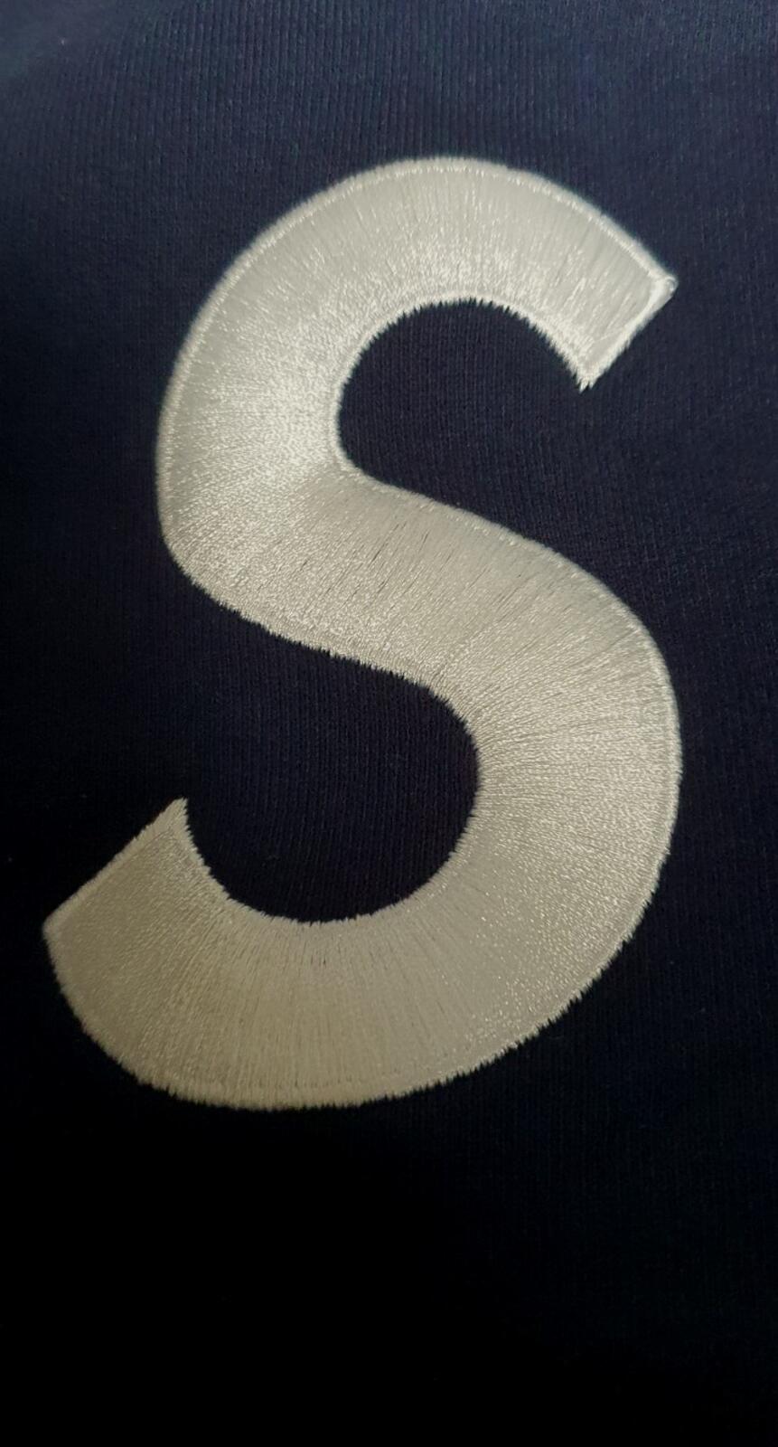 SS19 Supreme S Logo Colorblocked sweatshort navy M medium shorts sweat short