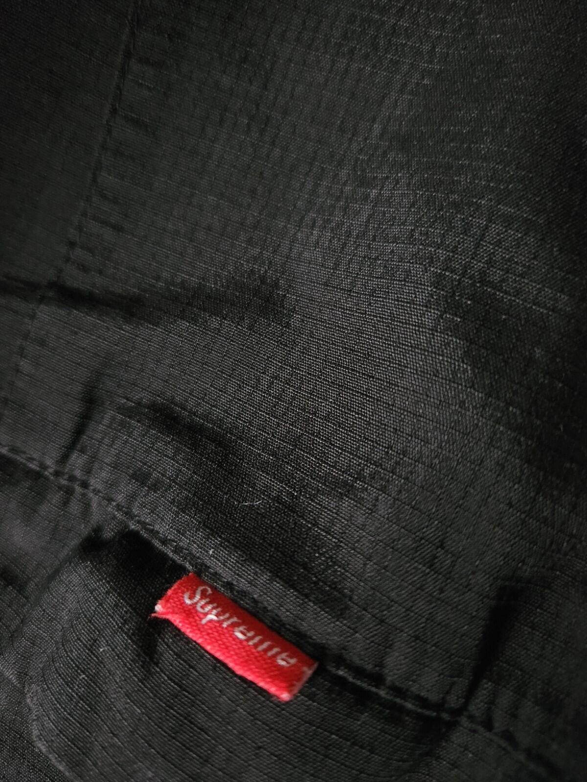 FW14 Supreme Hi Vis Taped Seam Jacket Black Waterproof Breathable Vintage Coat