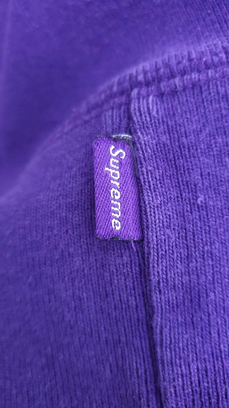 SS16 Supreme x Black Sabbath Hooded Sweatshirt Purple Size L