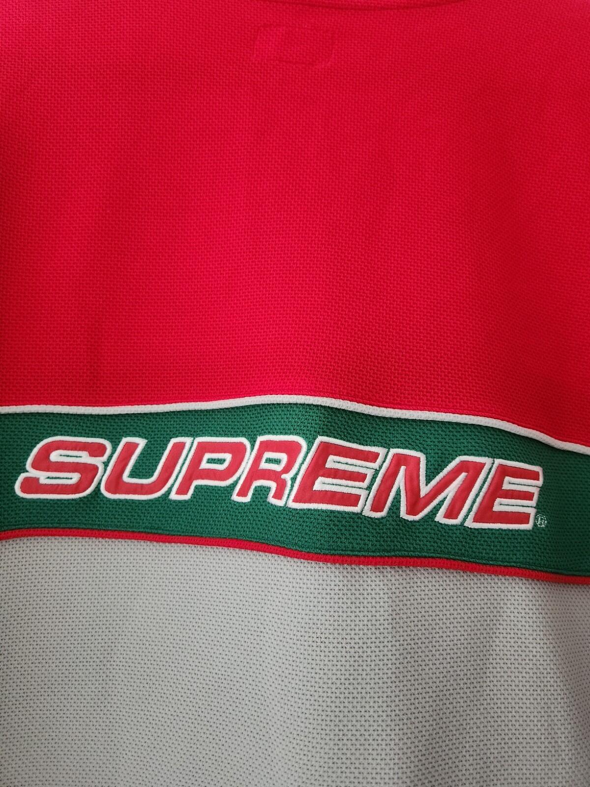 SS19 Supreme Piping Practice S/S Top size XL Grey Red Tee T-shirt short sleeve