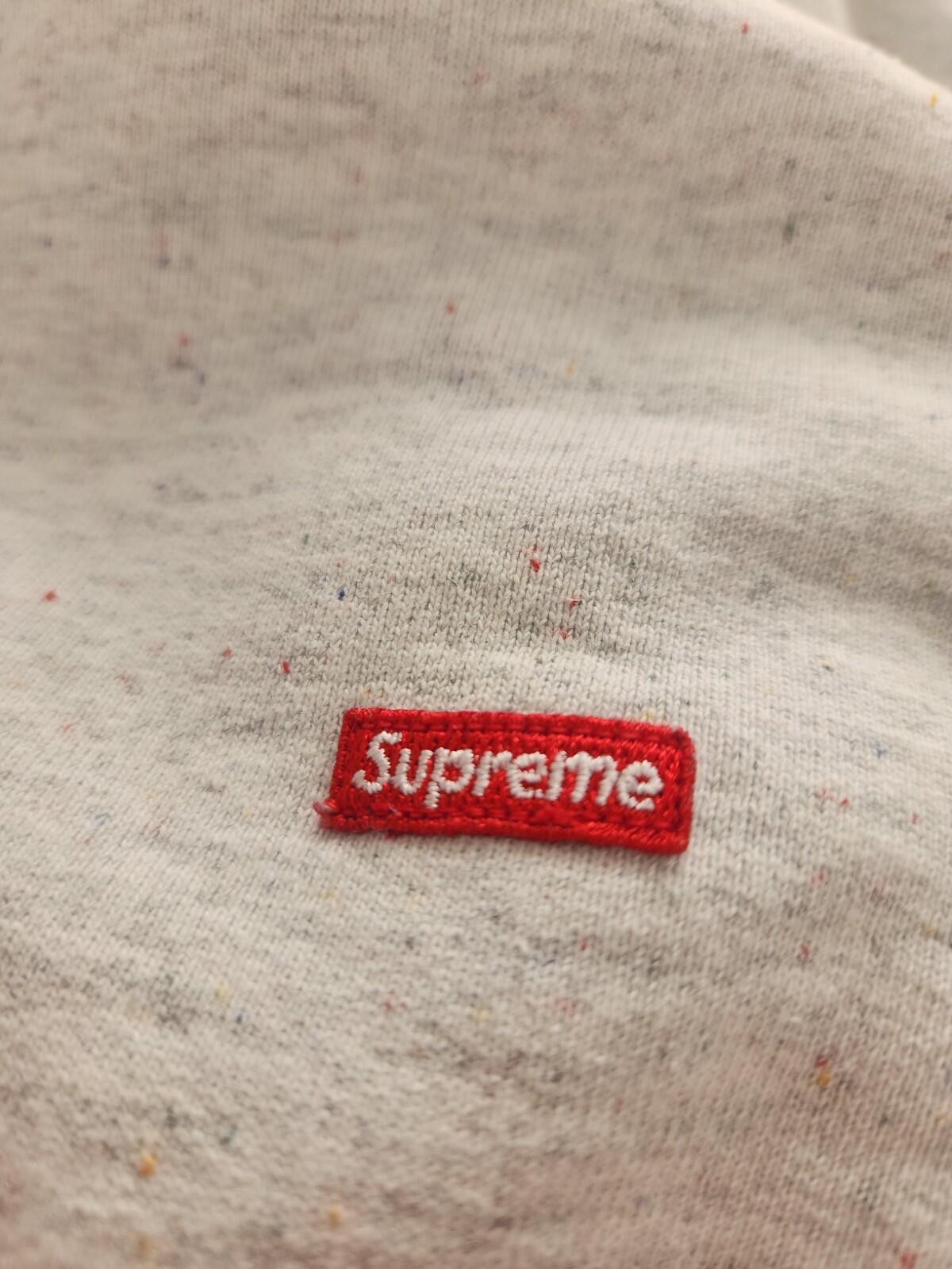 FW20 Supreme Small Box Crewneck  Heather Multi Sweatshirt Size M Medium Grey