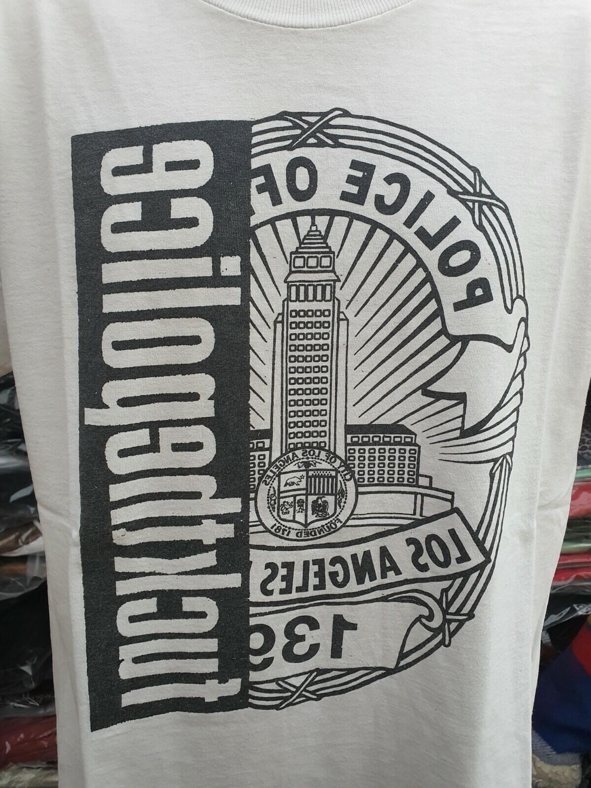 SS08 Supreme Fuc k The Police white Tee size large T-Shirt vintage FTP Very Rare