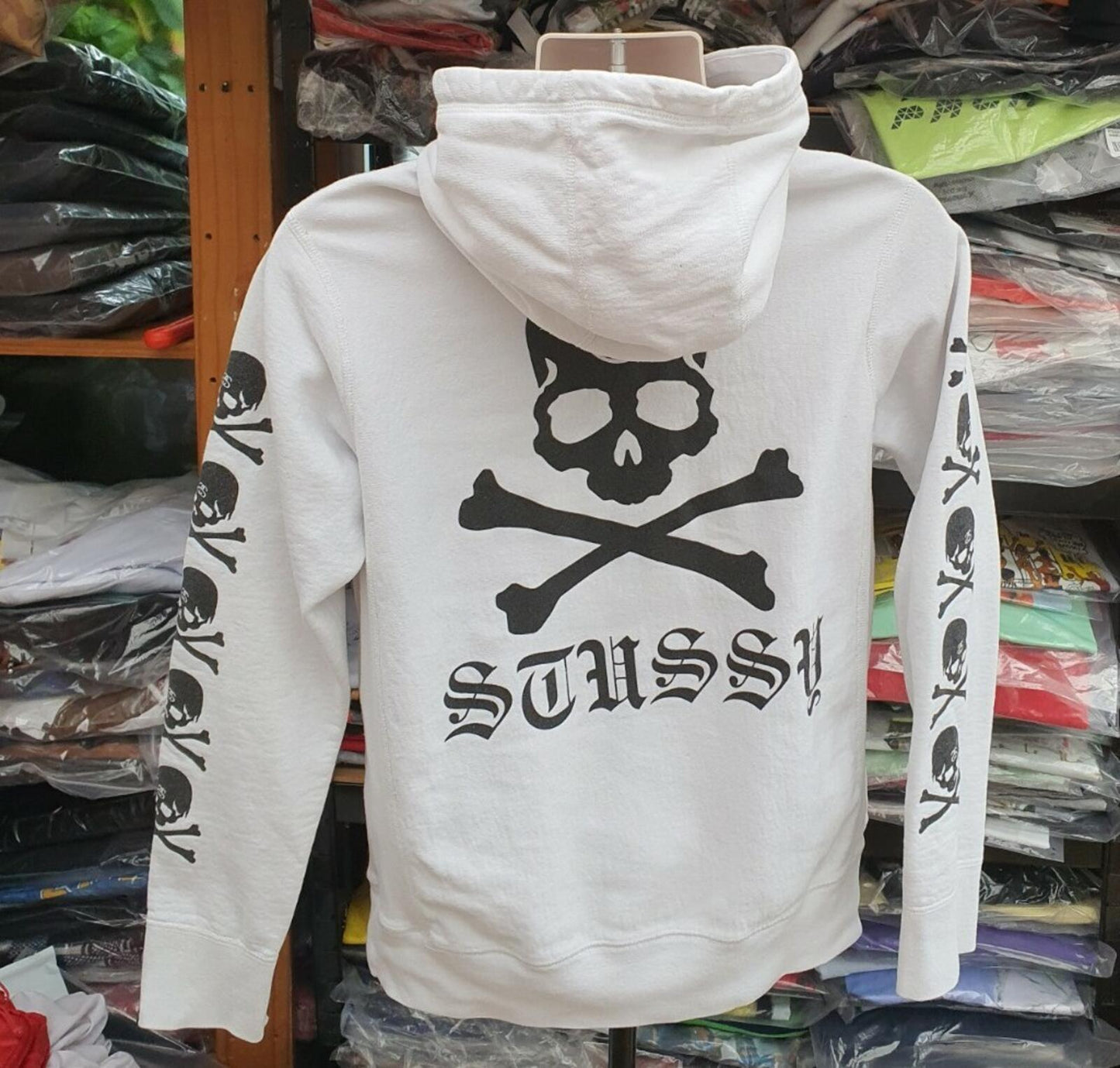 Stussy x Mastermind white Hooded Sweatshirt White Size S