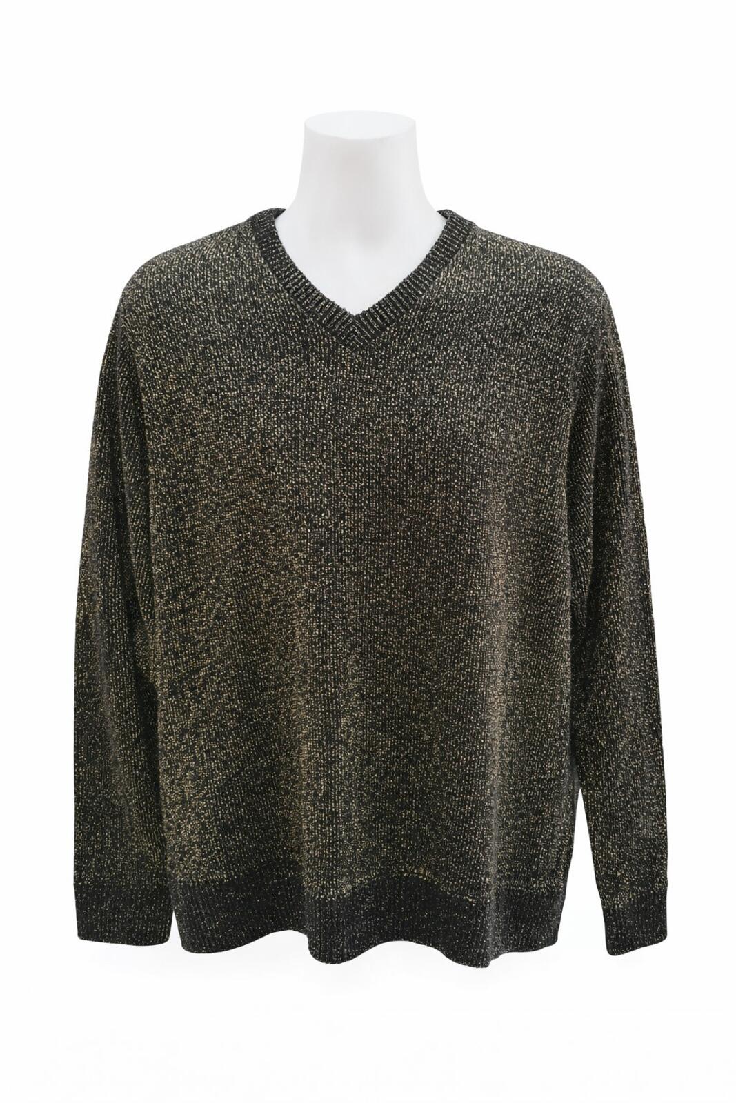SS16 Supreme Tinsell Sweater Gold Metallic Size L fits smaller