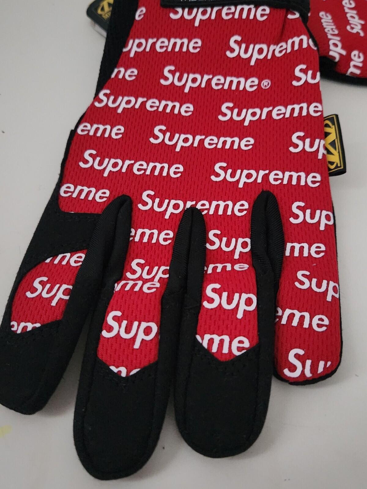 SS17 Supreme Mechanix Original Work Gloves Rot Größe M US 9 EU 8