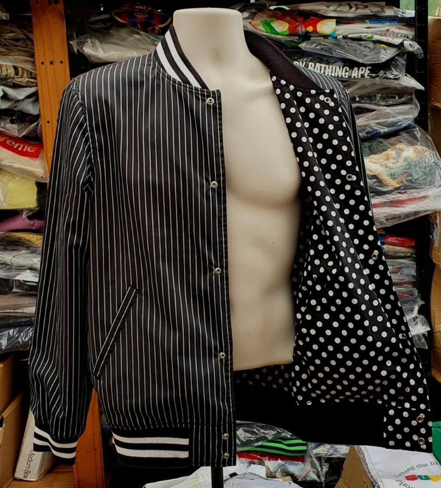 SS14 Supreme x Comme Des Garcons Reversible Varsity Jacket M CDG Harold Hunter