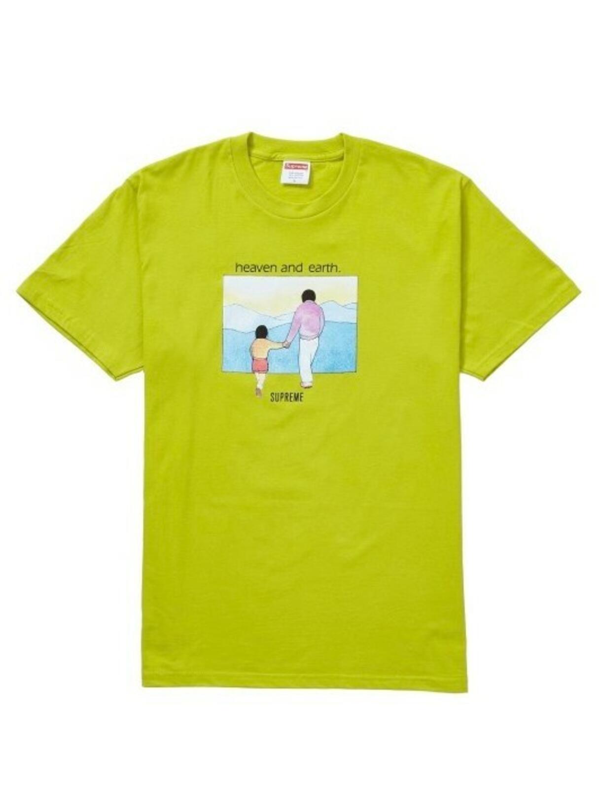 FW19 Supreme Heaven and Earth tee size XL T-shirt Sulfur