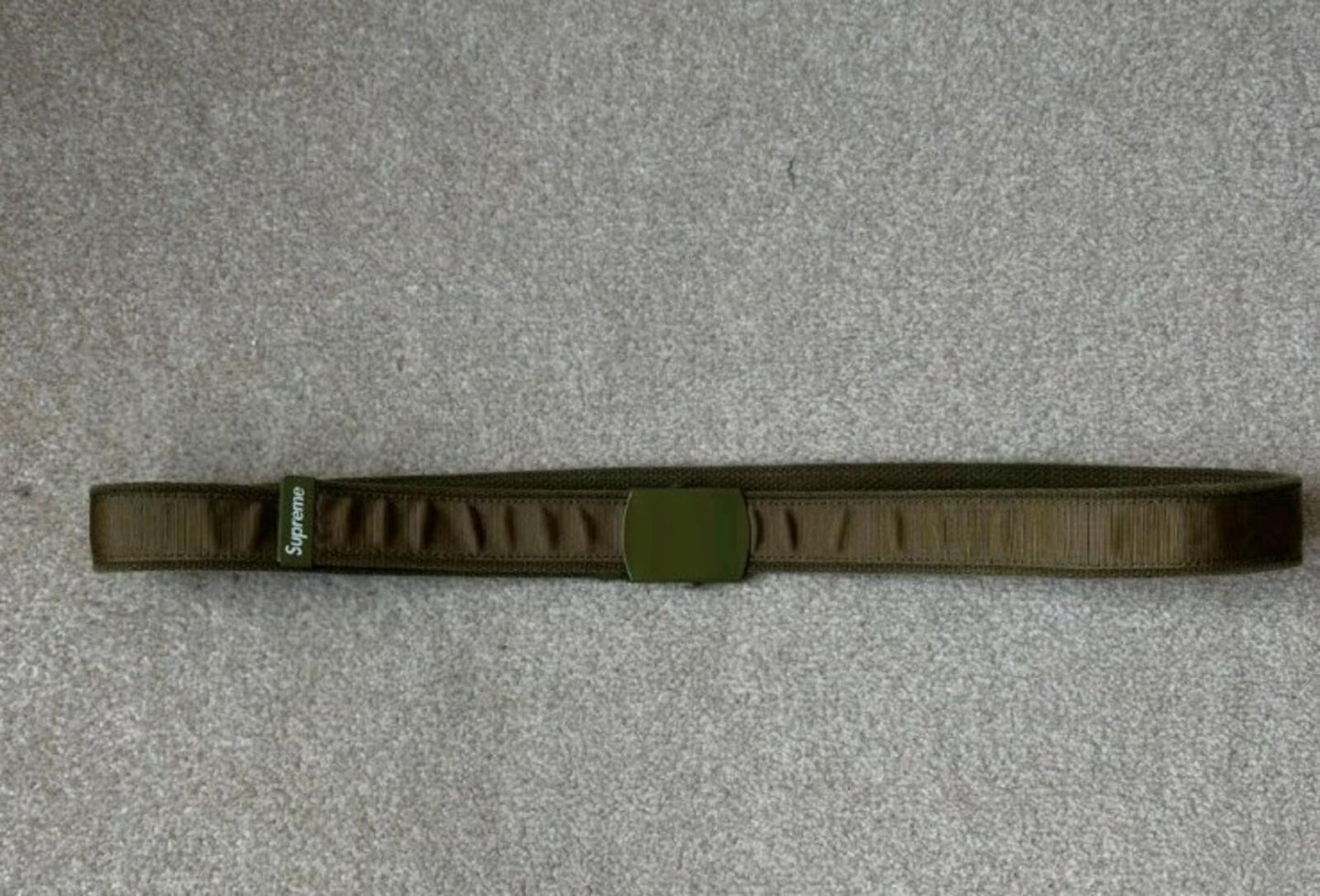 SS10 Supreme Web Belt Olive