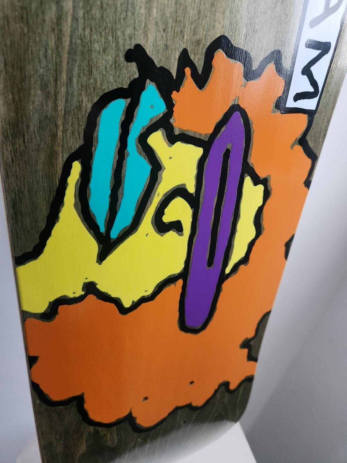 FW17 Supreme Gonz Ramm Skateboard Deck Green Size 8.375" Skate Mark Gonzales