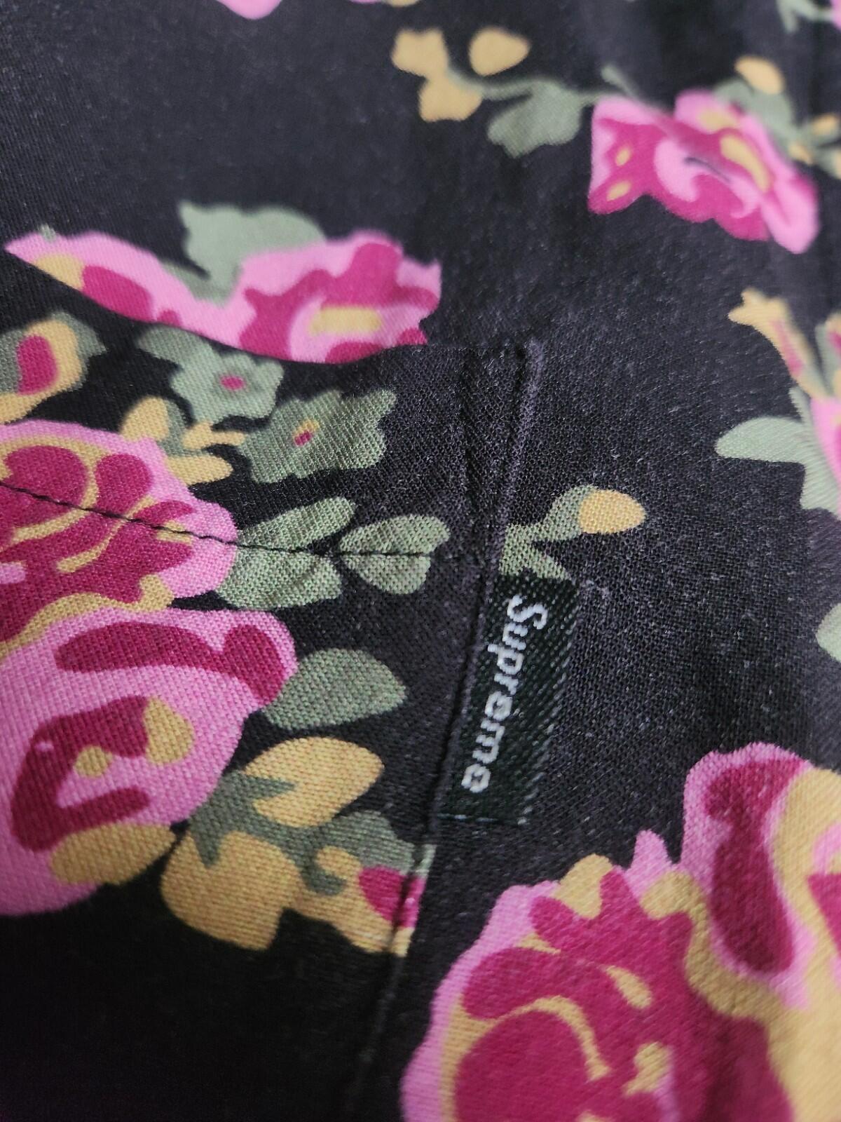 SS20 Supreme Floral Rayon S/S Shirt size L large Black