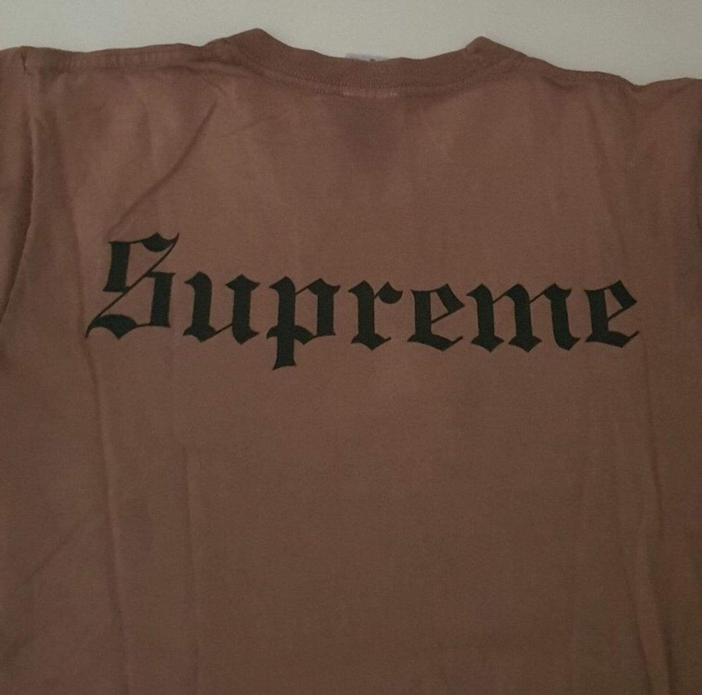 SS14 Supreme x Dead Kennedys Tee DYED in Brown Size M