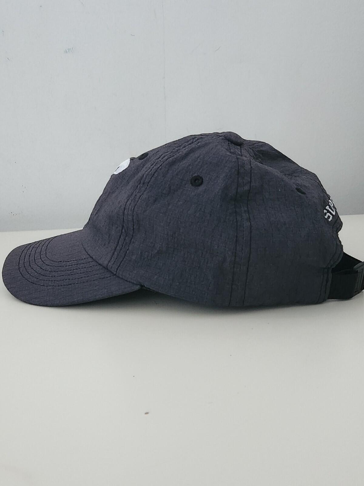 SS23 Supreme Cordura Ripstop S Logo 6-panel Cap Black