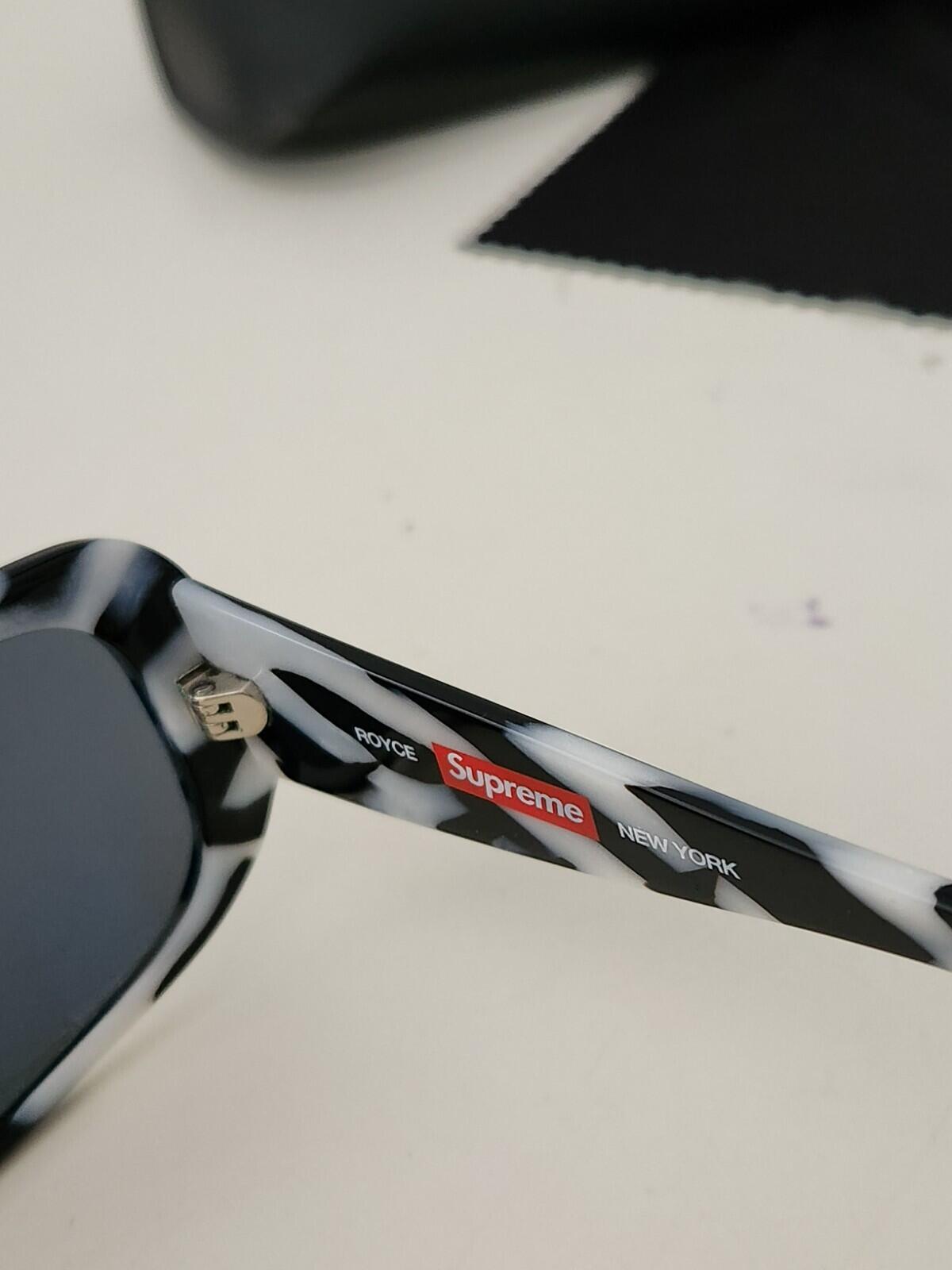 SS20 Supreme Royce Sunglasses Zebra