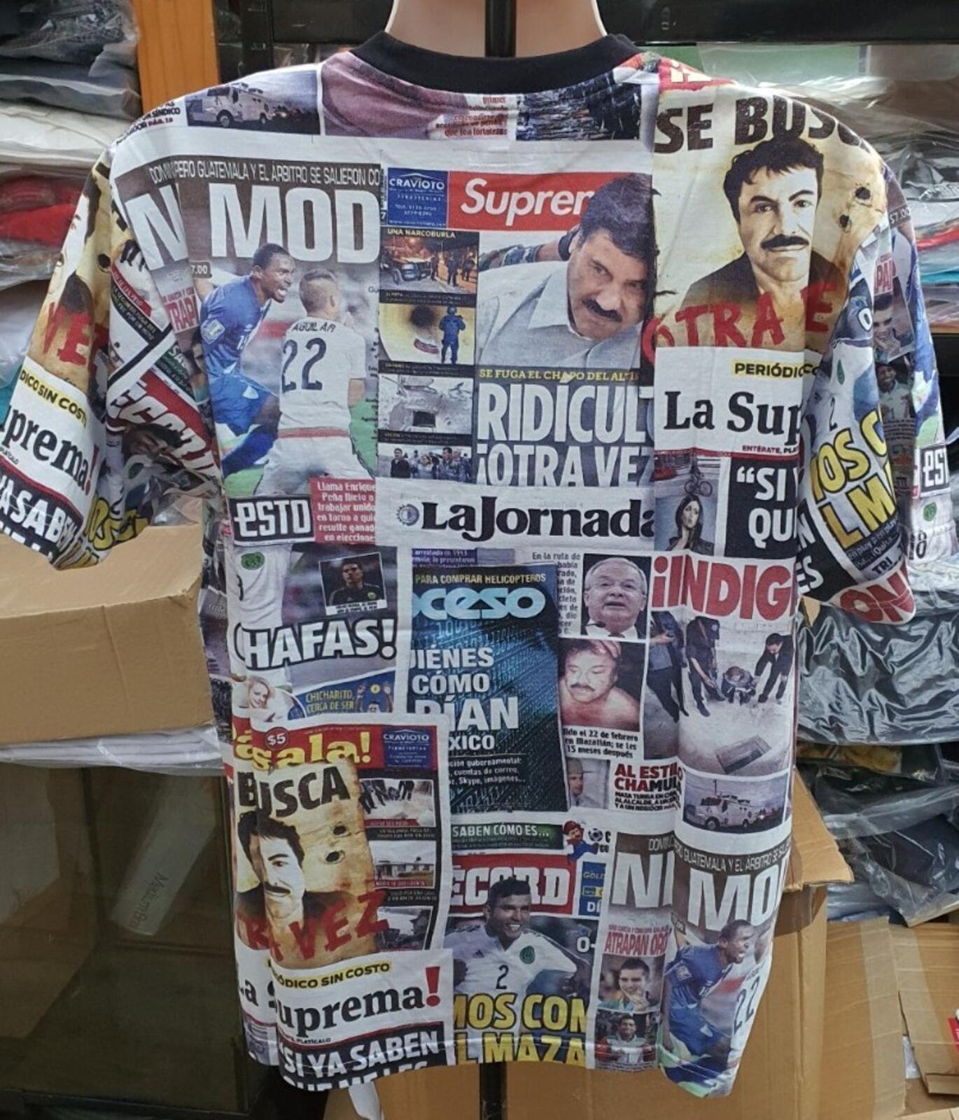 SS20 Supreme Headline S/S Top EL Chapo Tee Size M