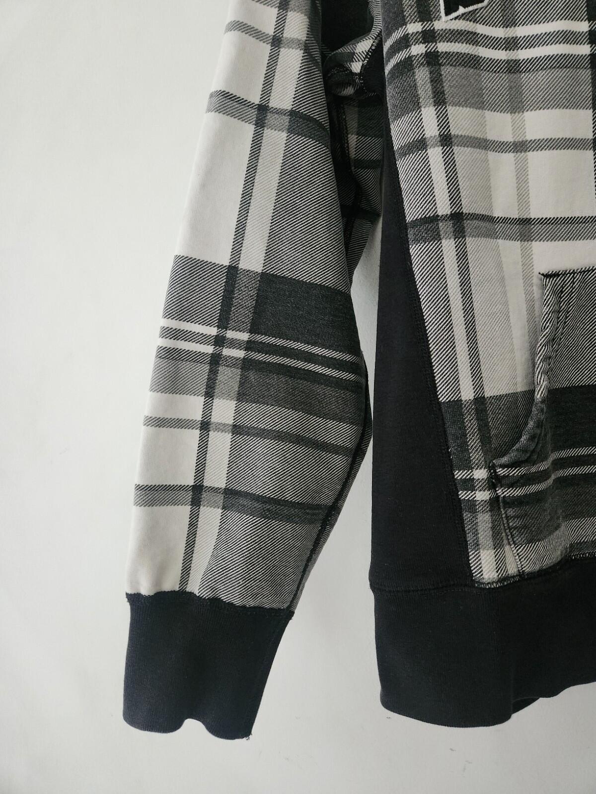 FW14 Supreme Plaid Pullover Size M Medium Rare Vintage Hooded Sweatshirt Hoodie