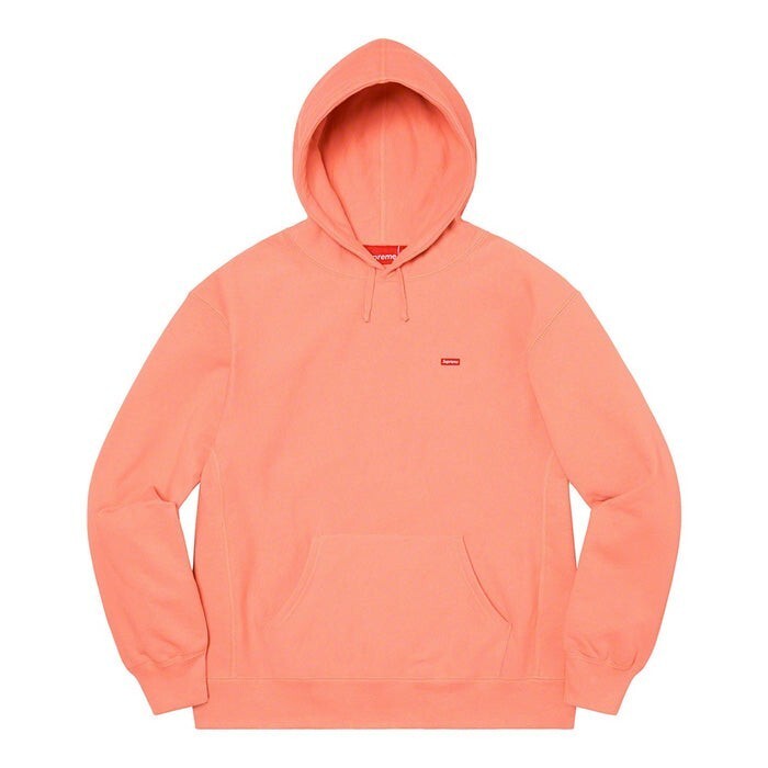 SS21 Supreme Small Box Logo Hooded Sweatshirt Dusty Coral Size M