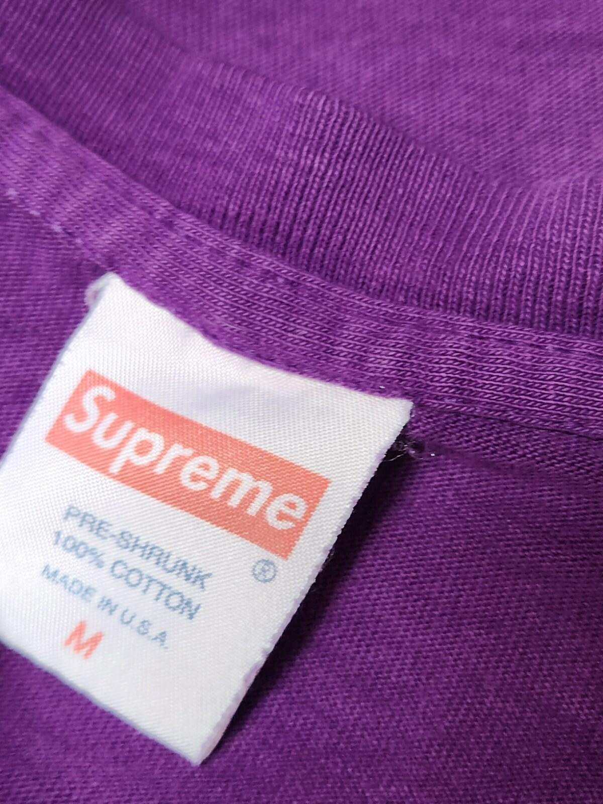 SS16 Supreme Productions Long sleeve Tee Size M Medium Purple Top T-shirt