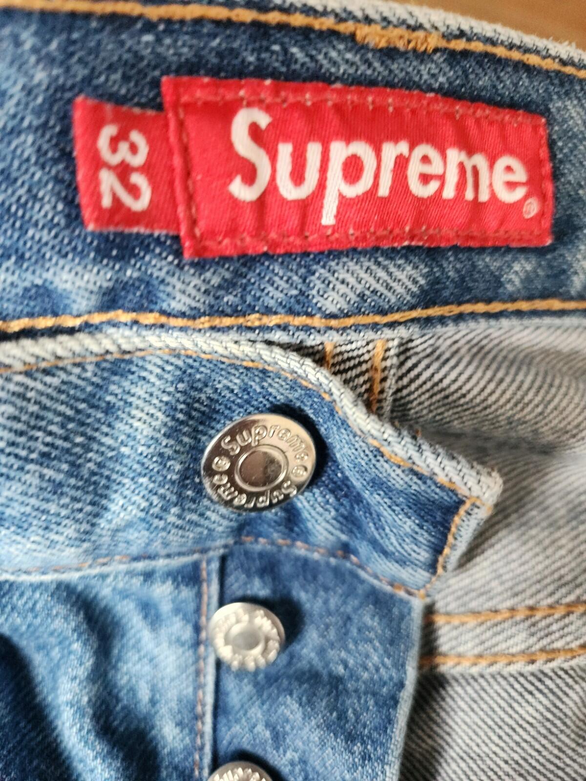 SS15 Supreme Denim Skate Jeans Größe 32 W32 L27 GEÄNDERT Mark Gonzales Gonz