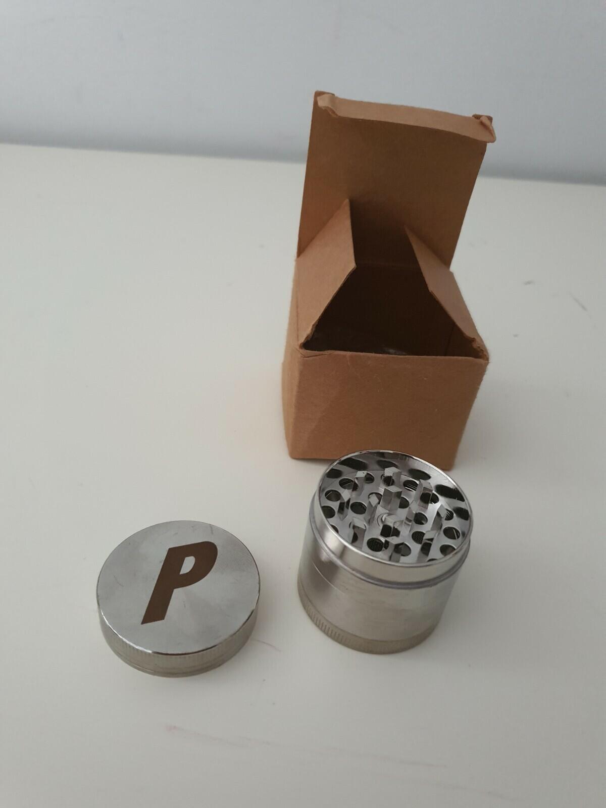 SS16 Palace Skateboards P mini grinder metal silver Rare