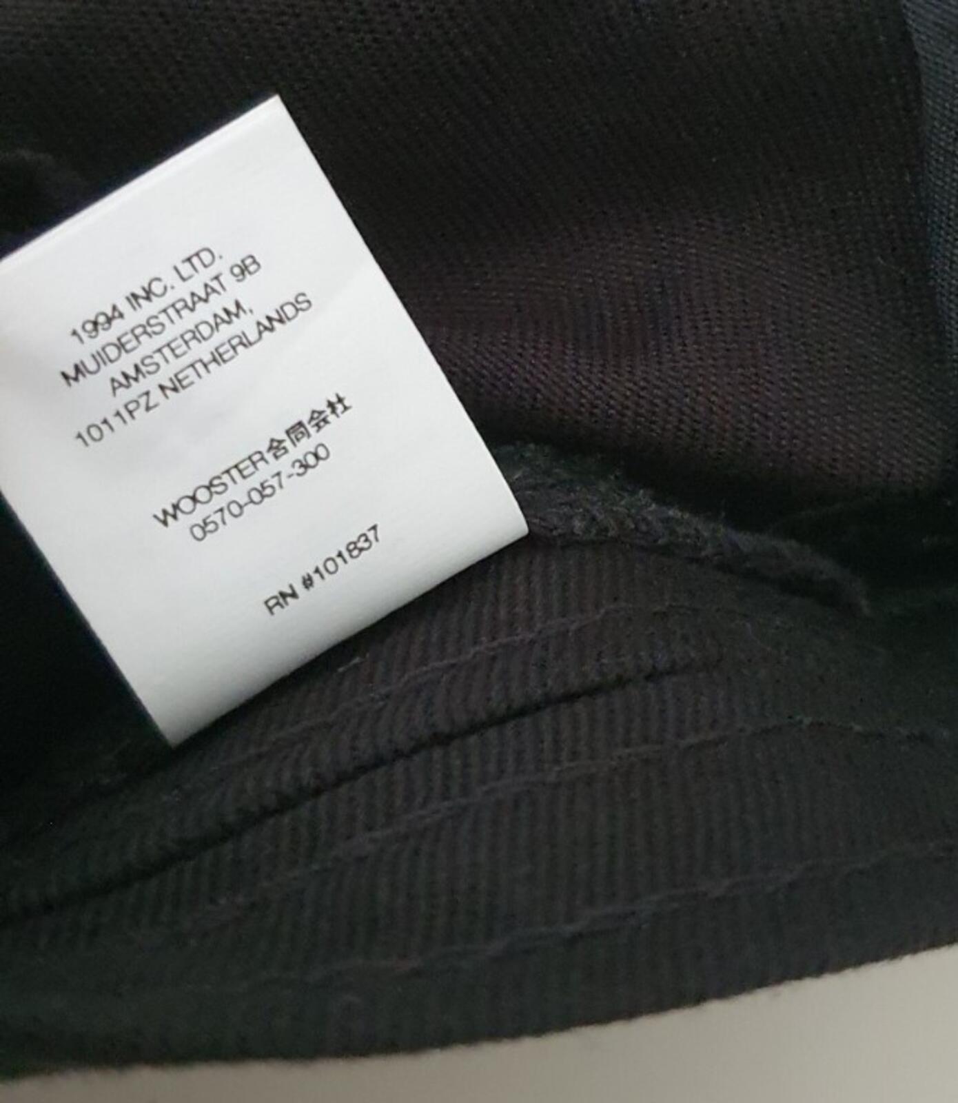 FW21 Supreme Top Zip camp cap black hat