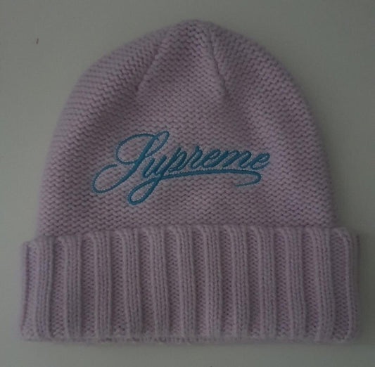 FW21 Supreme Script Logo beanie Wool Acrylic Hat