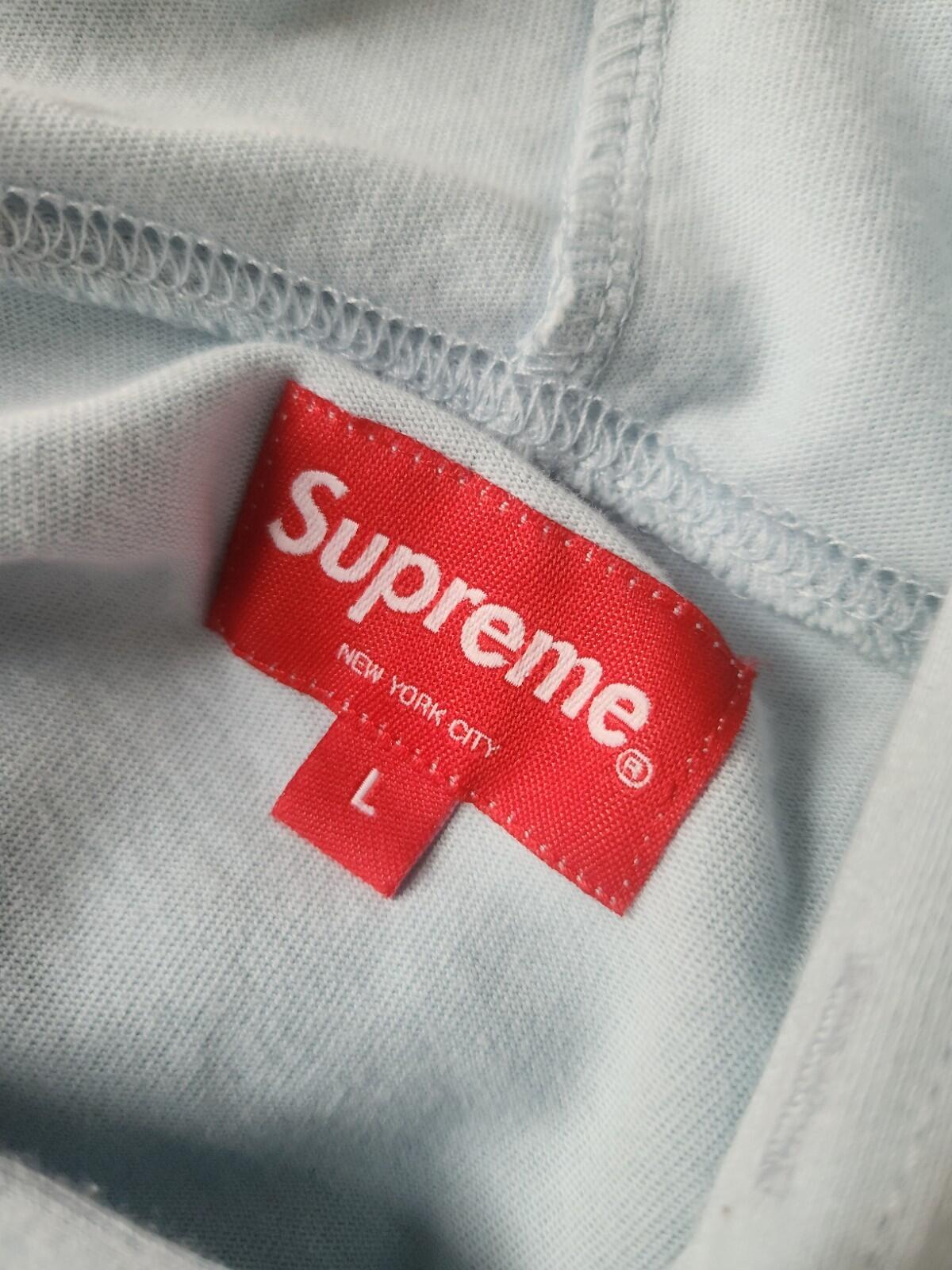 SS23 Supreme Celebré Hooded L/S Top Hoodie Light Blue Size L