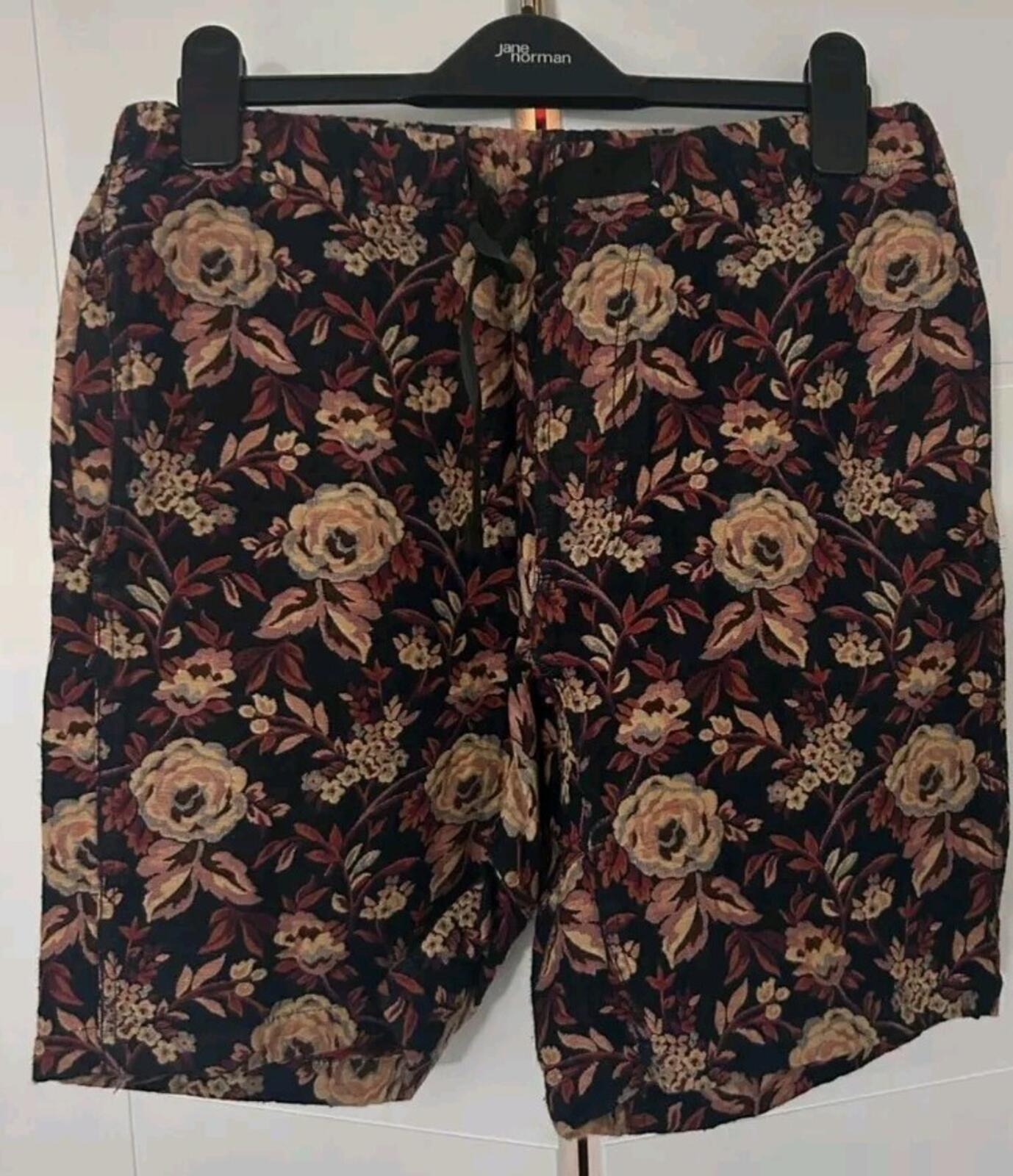 SS15 Supreme Jacquard Flowers Belted Short size S small shorts