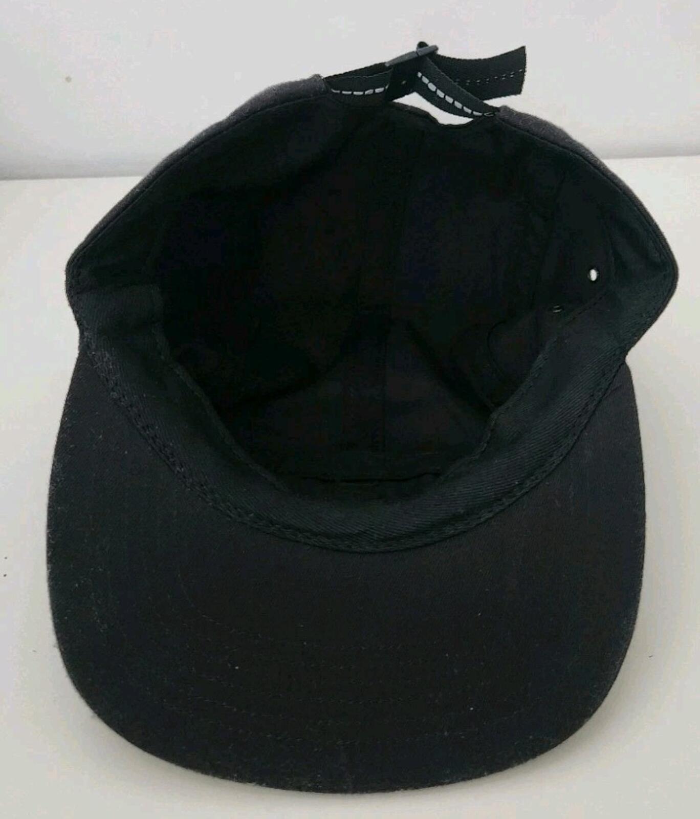 SS18 Supreme reflective tab pocket camp cap black cotton hat made in USA