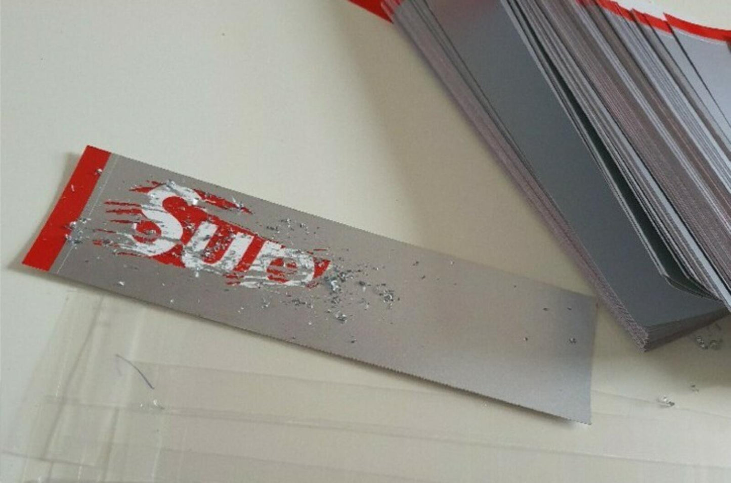 100 FW19 Supreme scratch-off box logo stickers (1x brick) 100% authentic