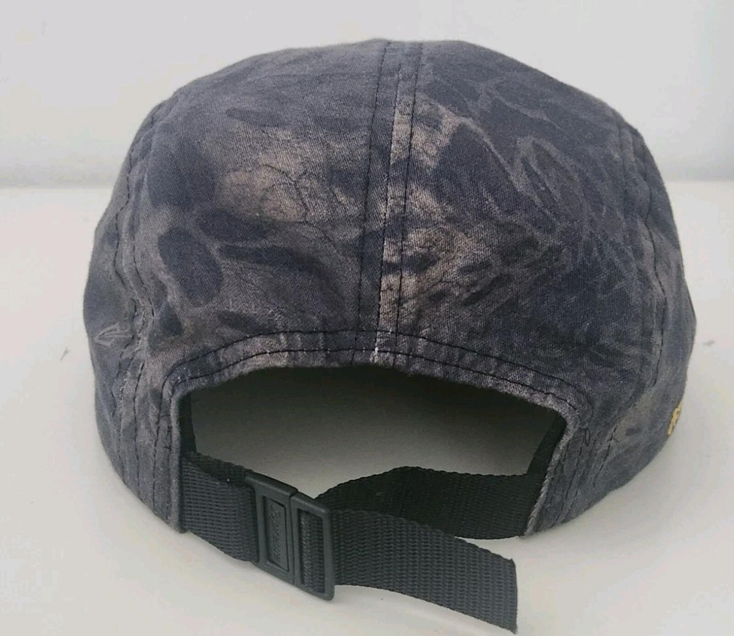 SS22 Supreme Military Camp Cap Hat Box logo Black Prym1 Camo