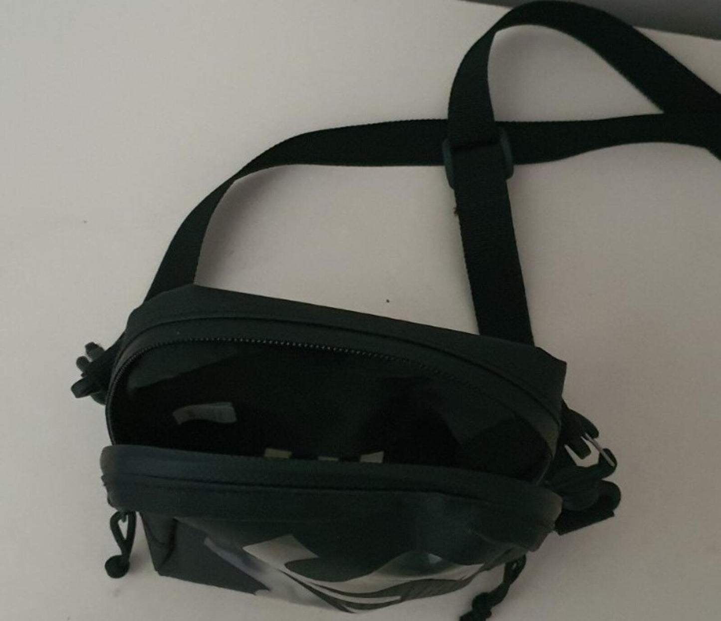 SS21 Supreme black neck pouch shoulder bag