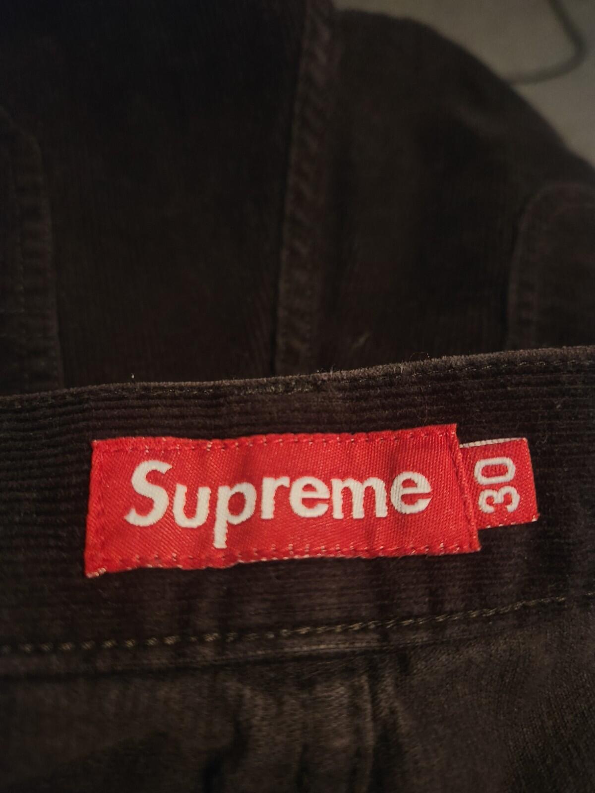 FW11 Supreme 5 Pocket Corduroy Pant Brown Size 30 W30 L30