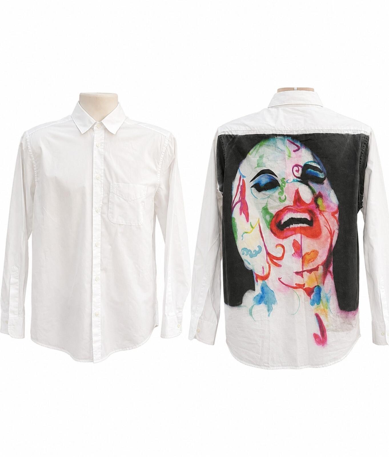 SS20 Supreme Leigh Bowery Airbrushed Shirt White Size S
