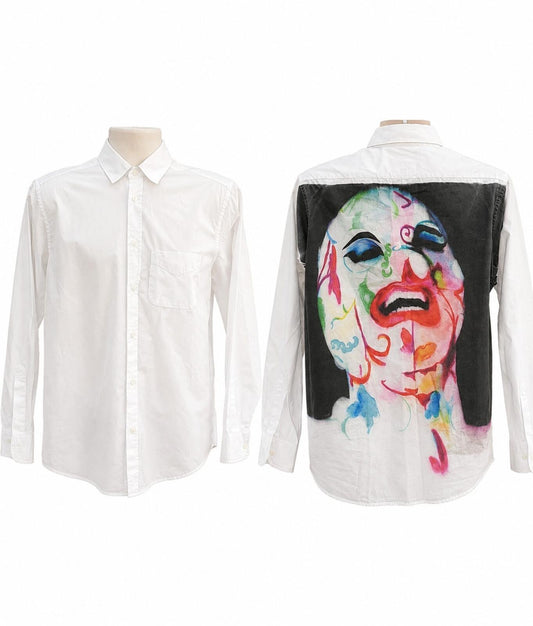 SS20 Supreme Leigh Bowery Camiseta Aerografiada Blanca Talla S