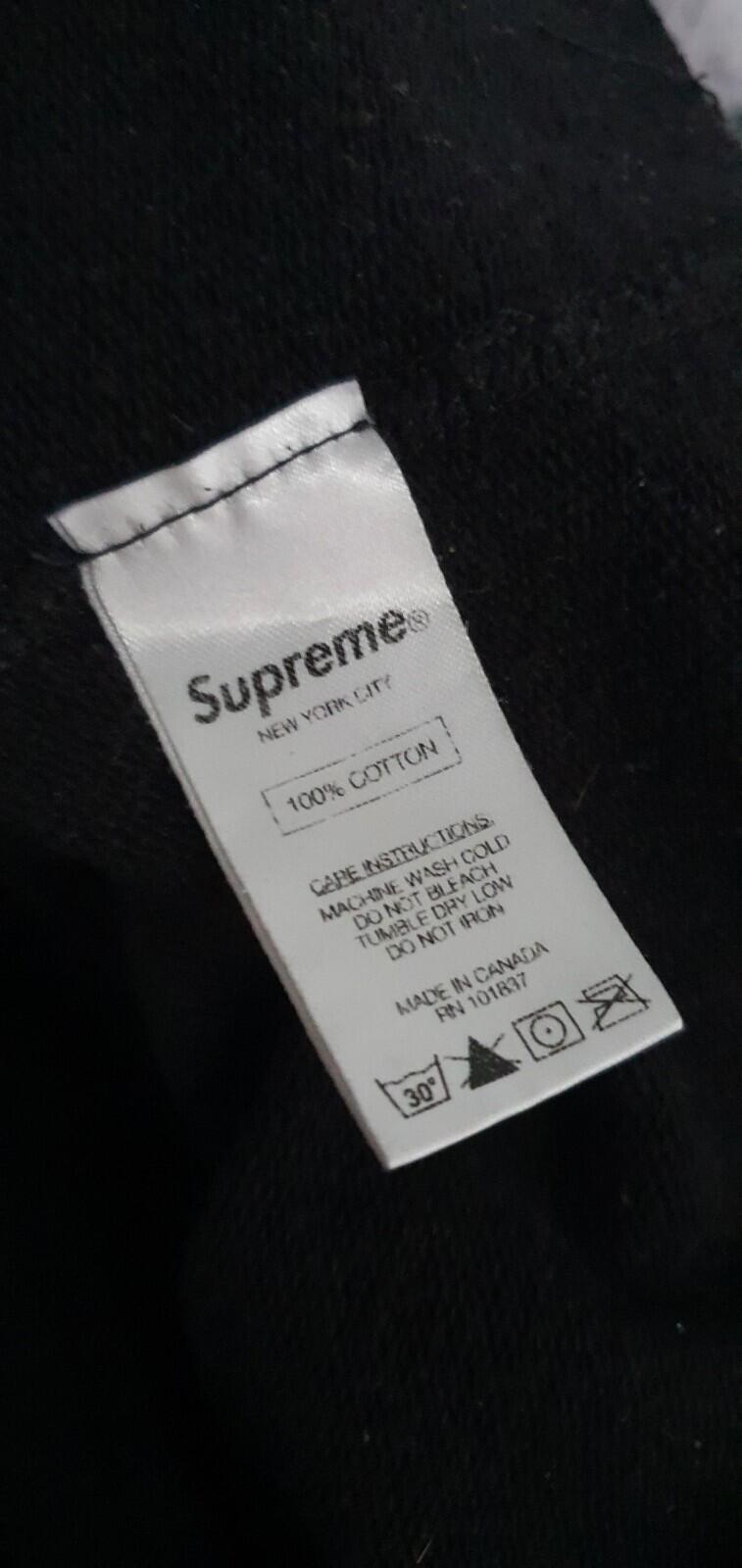 SS14 Supreme Marathon crewneck black sweatshirt size L large jumper 2014 Rare