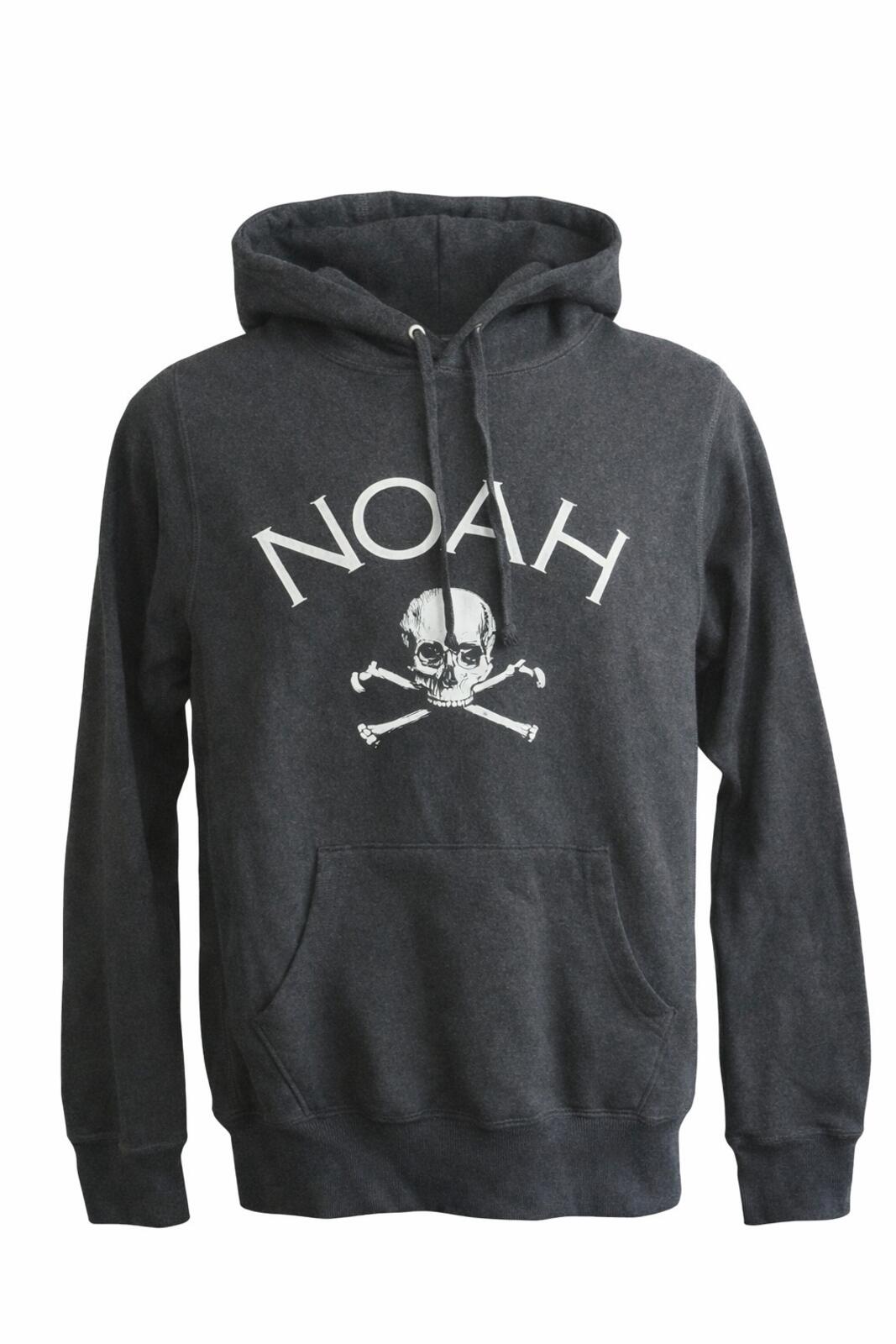FW19 NOAH Jolly Roger Hooded Sweatshirt Charcoal Size S