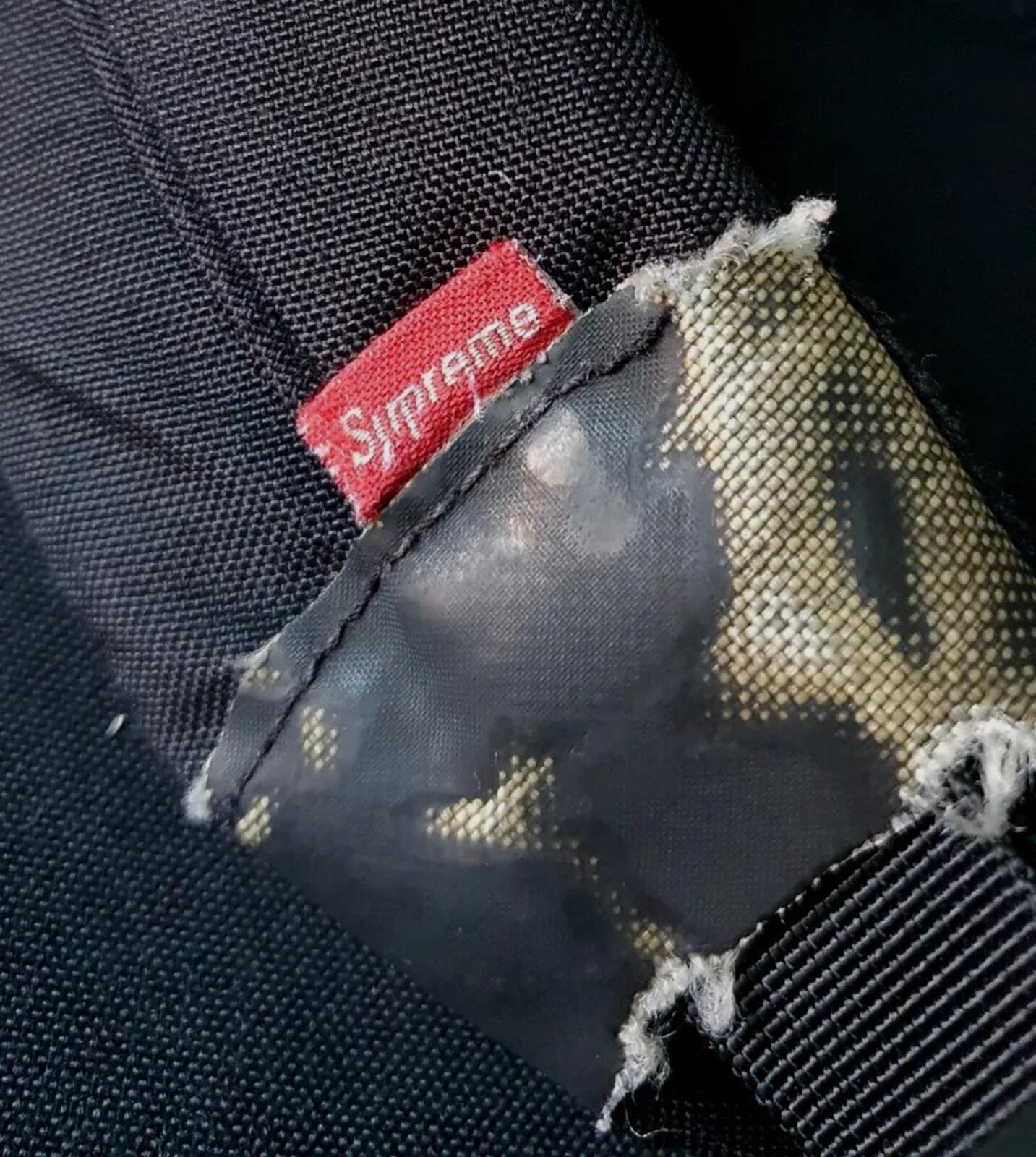 FW15 Supreme Contour Woodland Camo Backpack Signed By BLONDEY
